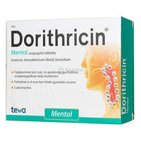 Dorithricin Dorithricin Mentol szopogató tabletta 20 db