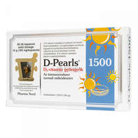 Pharma Nord Pharma Nord D-Pearls 1500 D3-vitamin gyöngyök kapszula 80 db
