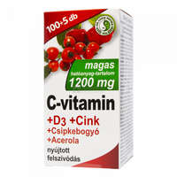 Dr. Chen Dr. Chen C-vitamin 1200 mg +D3 +Cink +Csipkebogyó +Acerola nyújtott felszívódású tabletta 105 db