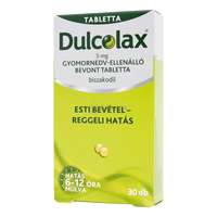Dulcolax Dulcolax 5 mg gyomornedv-ellenálló bevont tabletta 30 db
