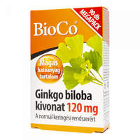 BioCo BioCo Ginkgo Biloba kivonat 120 mg tabletta 90 db