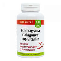 Interherb Interherb XXL Fokhagyma +galagonya +B1-vitamin tabletta 90 db