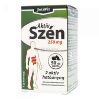 JutaVit JutaVit Aktív Szén kapszula 250 mg 50 db
