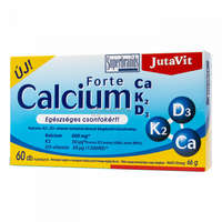 JutaVit JutaVit Calcium Forte +K2 +D3-vitamin tabletta 60 db