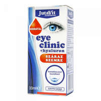 JutaVit JutaVit Eye Clinic + Hyaluron szemcsepp száraz szemre 10 ml