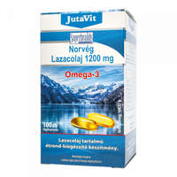 JutaVit JutaVit Norvég Lazacolaj 1200 mg Omega-3 kapszula 100 db
