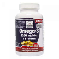 JutaVit JutaVit Omega-3 1200 mg halolaj + E-vitamin kapszula 100 db