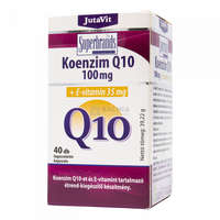 JutaVit JutaVit Koenzim Q10 100 mg +E-vitamin étrend-kiegészítő kapszula 40 db