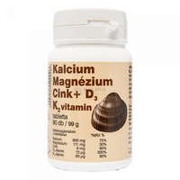 JutaVit JutaVit Kalcium Magnézium-Cink-D3 tabletta 90 db