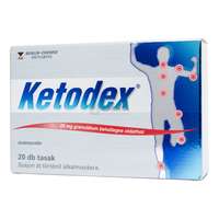 Ketodex Ketodex 25 mg granulátum belsőleges oldathoz 20 db