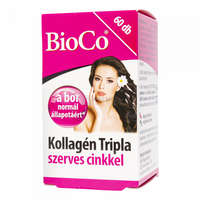 BioCo BioCo Kollagén tripla szerves cinkkel 300 mg tabletta 60 db