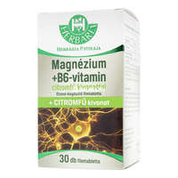 Herbária Herbária magnézium + B6-vitamin filmtabletta citromfű kivonattal 30 db