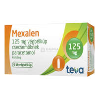 Mexalen Mexalen 125 mg végbélkúp csecsemőknek 6 db