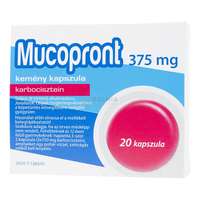 Mucopront Mucopront 375 mg kemény kapszula 20 db