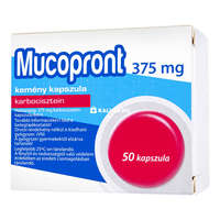 Mucopront Mucopront 375 mg kemény kapszula 50 db