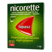 Nicorette Nicorette patch áttetsző 25 mg/16 óra transzdermális tapasz 7 db