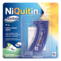 NiQuitin NiQuitin Minitab 4 mg préselt szopogató tabletta 20 db