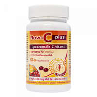 Novo Novo C Plus Liposzómális C-vitamin csipkebogyó kivonattal lágykapszula 60 db