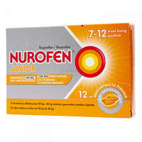 Nurofen Nurofen Junior narancsízű 100 mg lágy rágókapszula 12 db