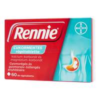 Rennie Rennie cukormentes rágótabletta 60 db