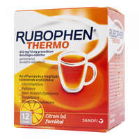 Rubophen Rubophen Thermo 650 mg/10 mg citromízű granulátum belsőleges oldathoz 12 db