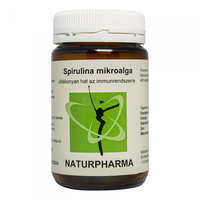 Naturpharma Naturpharma Spirulina 400 mg Mikroalga tabletta 120 db