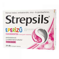 Strepsils Strepsils eperízű cukormentes szopogató tabletta 24 db