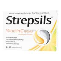 Strepsils Strepsils Vitamin C 100 mg szopogató tabletta 24 db