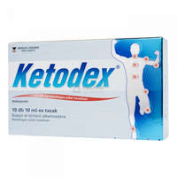 Ketodex Ketodex 25 mg belsőleges oldat tasakban 10 db