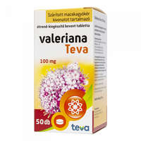 Valeriana Valeriana TEVA 100 mg étrend-kiegészítő tabletta 50 db