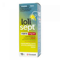 Lolisept Lolisept Forte 3 mg/ml szájnyálkahártyán alkalmazott spray 15 ml
