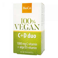BioCo BioCo 100% vegan C+D duo 1000 mg C + alga D3 90 db
