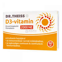 Dr. Theiss Dr. Theiss D3-vitamin étrend-kiegészítő filmtabletta 2000 NE 60 db