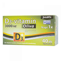JutaVit JutaVit D3-vitamin 3000 NE olíva lágykapszula 40 db