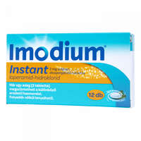 Imodium Imodium Instant 2 mg szájban diszpergálódó tabletta 12 db