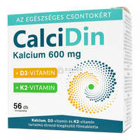 Naturprodukt CalciDin Kalcium D3 K2 filmtabletta 56 db
