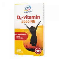 1x1 Vitamin 1×1 Vitamin D3-vitamin 2000 NE filmtabletta 60 db