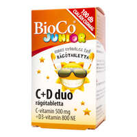 BioCo BioCo C+D duo Junior rágótabletta 100 db