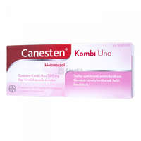 Canesten Canesten Kombi Uno 500 mg lágy hüvelykapszula + 10mg/g krém