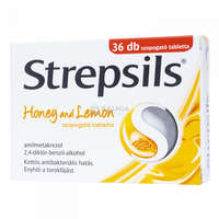 Strepsils Strepsils Honey and lemon szopogató tabletta 36 db