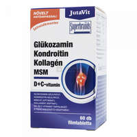 JutaVit JutaVit Glükozamin Kondroitin Kollagén MSM D + C-vitamin tabletta 60 db