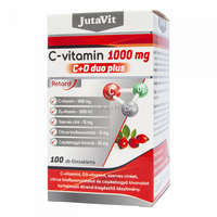 JutaVit JutaVit C+D Duo Plus 1000 mg filmtabletta 100 db