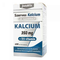 JutaVit JutaVit Szerves Kalcium 350 mg + D3-vitamin filmtabletta 100 db
