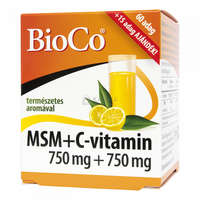 BioCo BioCo Msm 750 mg + C-vitamin 750 mg italpor 75 tasak