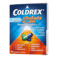 Coldrex Coldrex Plus köhögés elleni kemény kapszula 16 db