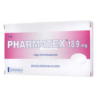 Pharmatex Pharmatex 18,9 mg lágy hüvelykapszula 6 db
