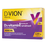 D-Vion D-vion D3-vitamin 4000 NE tabletta 120 db