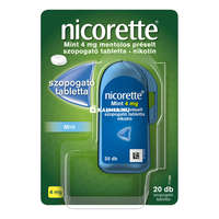 Nicorette Nicorette Mint 4 mg mentolos préselt szopogató tabletta 20 db