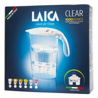Laica Laica Clear Line fehér vízszűrő kancsó 1 db Bi-flux univerzális szűrőbetéttel 1 db