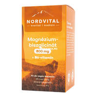 Nordvital Nordvital magnézium-biszglicinát 800 mg + B6-vitamin kapszula 90 db